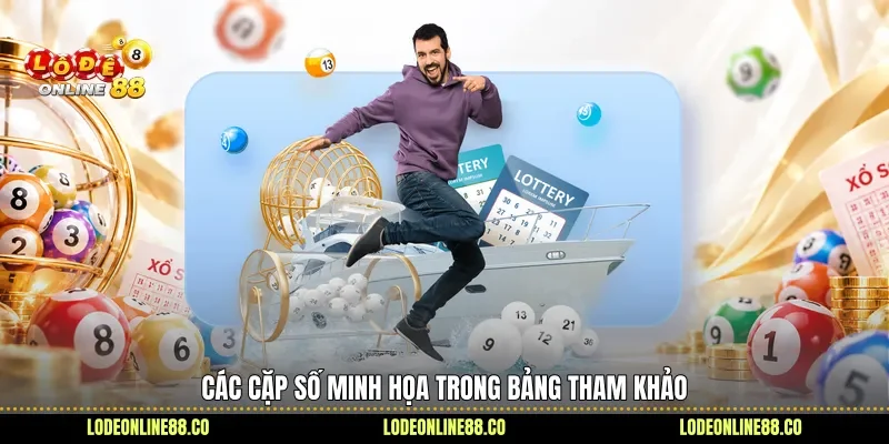 Lô Xiên 2 - Hiểu Đúng Cách Ghép, Chọn Cặp Số 4 Các cặp số minh họa trong bảng tham khảo