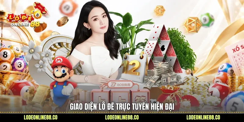 Giao diện lô đề trực tuyến hiện đại 
